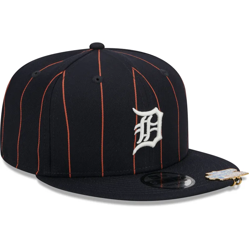 kepure-plokscia-tamsiai-melyna-snapback-9fifty-pinstripe-visor-clip-detroit-tigers-mlb-new-era