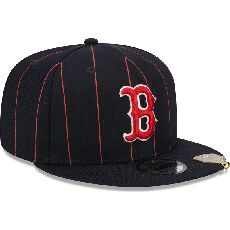 cap-plokscia-navy-blue-snapback-9fifty-pinstripe-visor-clip-boston-red-sox-mlb-new-era