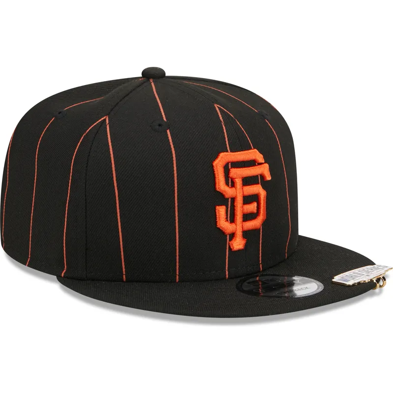 kepure-plokscia-juoda-snapback-9fifty-pinstripe-visor-clip-san-francisco-giants-mlb-new-era