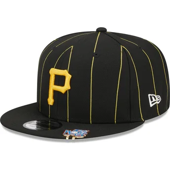 Cap plokščia black snapback 9FIFTY Pinstripe Visor Clip Pittsburgh Pirates MLB New Era