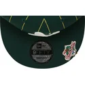 kepure-plokscia-zalia-snapback-9fifty-pinstripe-visor-clip-oakland-athletics-mlb-new-era