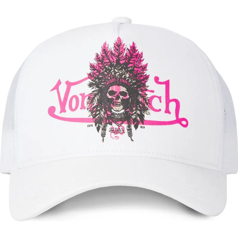 kepure-islenkta-balta-snapback-ind-w-von-dutch