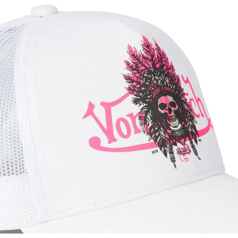kepure-islenkta-balta-snapback-ind-w-von-dutch