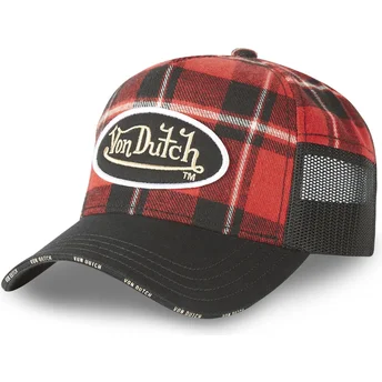 regulowana-czerwona-i-czarna-czapka-trucker-cla3-marki-von-dutch
