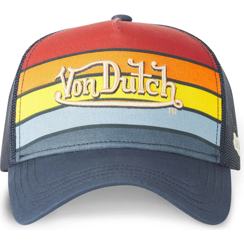 kepure-islenkta-tamsiai-melyna-snapback-sun-von-dutch