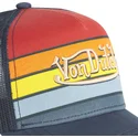 kepure-islenkta-tamsiai-melyna-snapback-sun-von-dutch