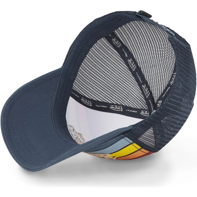 kepure-islenkta-tamsiai-melyna-snapback-sun-von-dutch