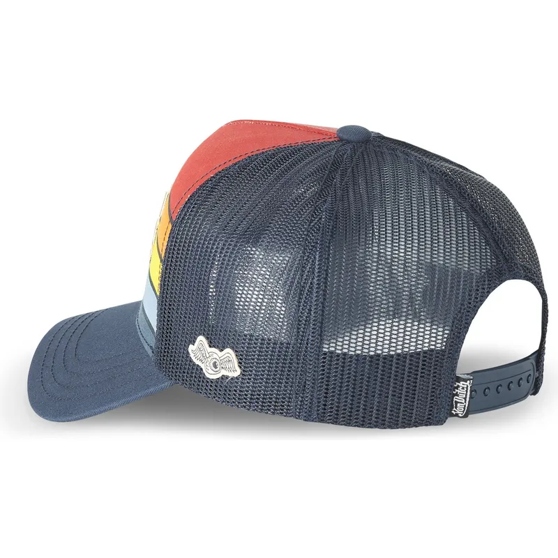 kepure-islenkta-tamsiai-melyna-snapback-sun-von-dutch