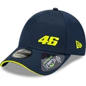 kepure-islenkta-tamsiai-melyna-reguliuojamas-9forty-repreve-flawless-valentino-rossi-vr46-motogp-new-era