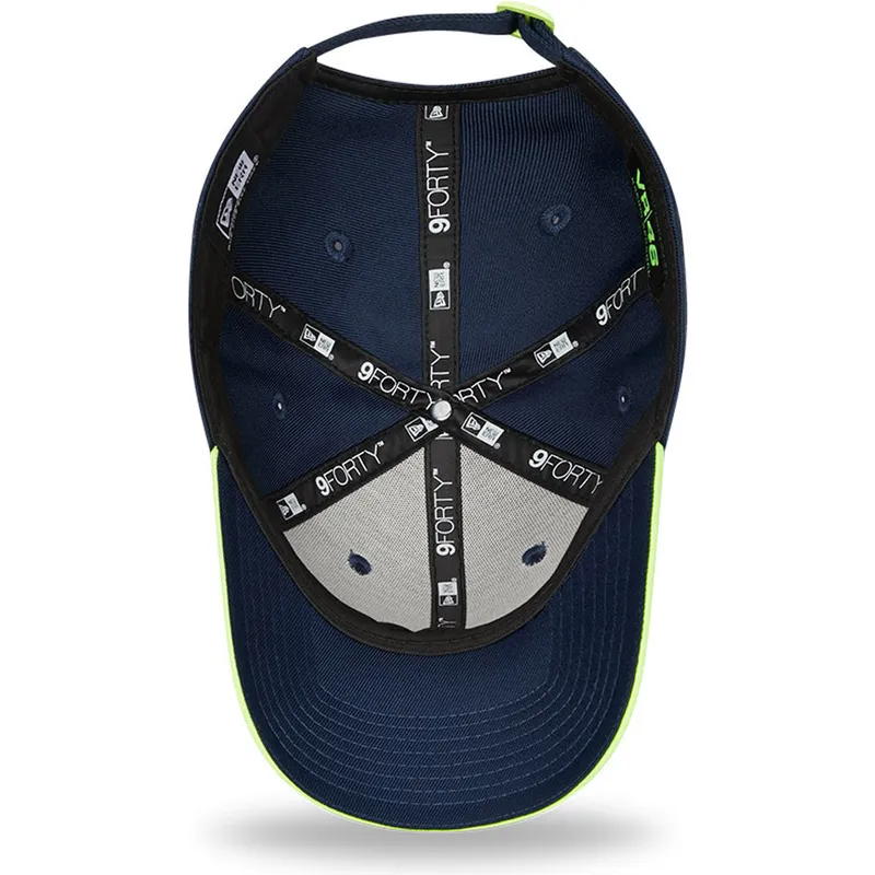 kepure-islenkta-tamsiai-melyna-reguliuojamas-9forty-repreve-flawless-valentino-rossi-vr46-motogp-new-era