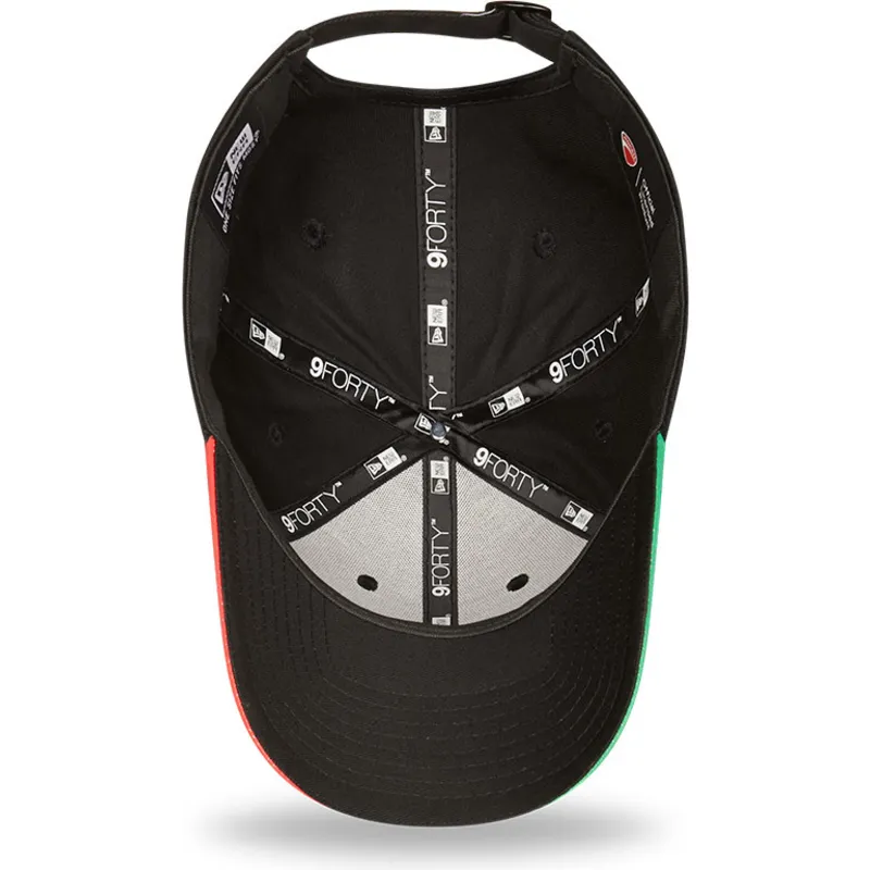 kepure-islenkta-juoda-reguliuojamas-9forty-repreve-flag-sandwich-ducati-motor-motogp-new-era