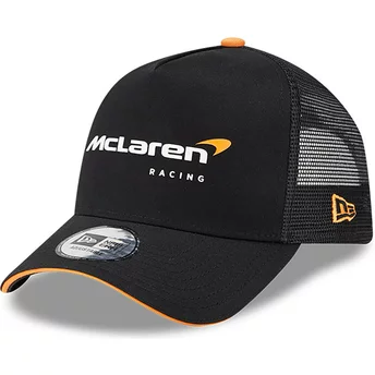 New Era A Frame McLaren Racing Formula 1 Black Trucker Hat