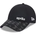 kepure-islenkta-juoda-reguliuojamas-9forty-reflective-visor-aprilia-piaggio-new-era
