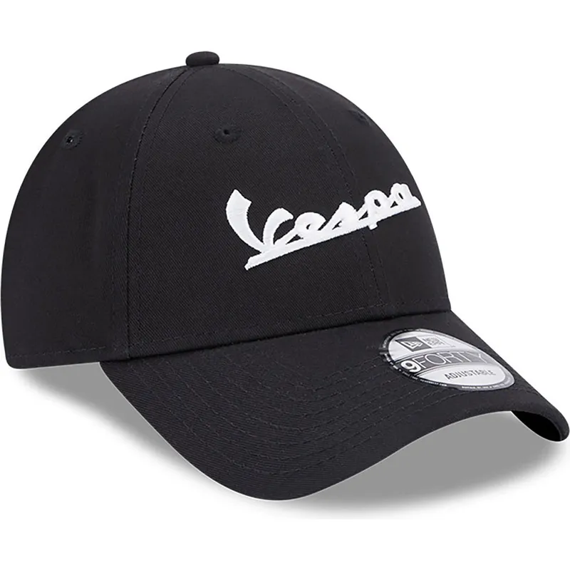 kepure-islenkta-juoda-reguliuojamas-9forty-oversized-vespa-piaggio-new-era