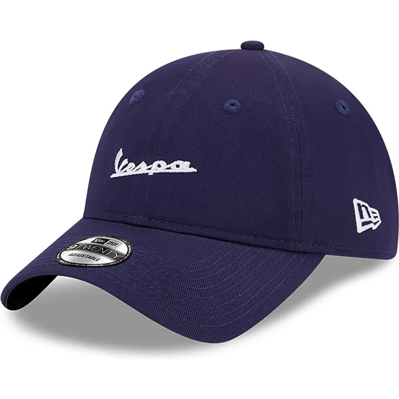 kepure-islenkta-tamsiai-melyna-reguliuojamas-9twenty-vespa-piaggio-new-era