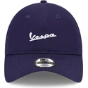 kepure-islenkta-tamsiai-melyna-reguliuojamas-9twenty-vespa-piaggio-new-era