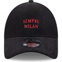 kepure-islenkta-juoda-reguliuojamas-sempre-milan-9forty-needle-cord-ac-milan-serie-a-new-era