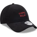 kepure-islenkta-juoda-reguliuojamas-sempre-milan-9forty-needle-cord-ac-milan-serie-a-new-era