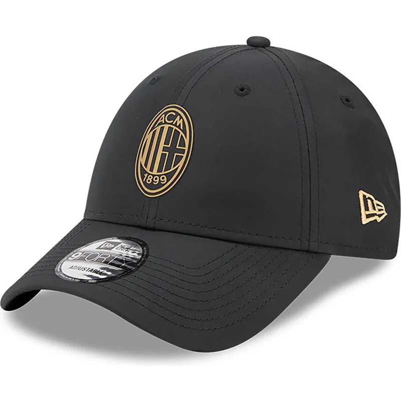 cap-islenkta-black-adjustable-strap-dorado-9forty-ac-milan-serie-a-new-era