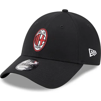 Cap išlenkta black adjustable strap 9FORTY Core AC Milan Serie A New Era