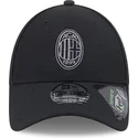 kepure-islenkta-juoda-reguliuojamas-9forty-repreve-ac-milan-serie-a-new-era