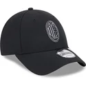 kepure-islenkta-juoda-reguliuojamas-9forty-repreve-ac-milan-serie-a-new-era