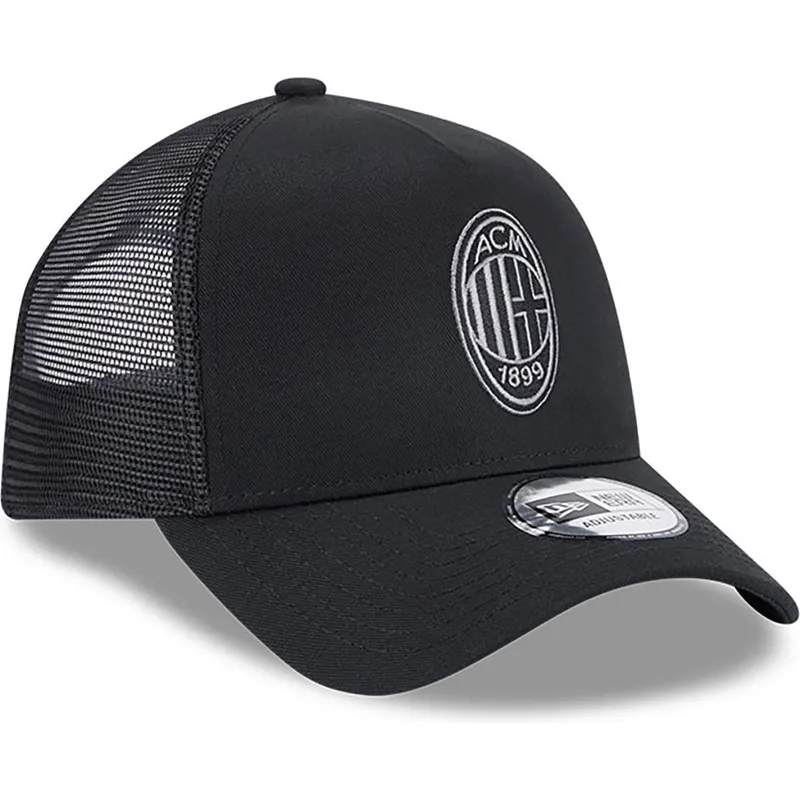 kepure-islenkta-juoda-snapback-a-frame-core-ac-milan-serie-a-new-era