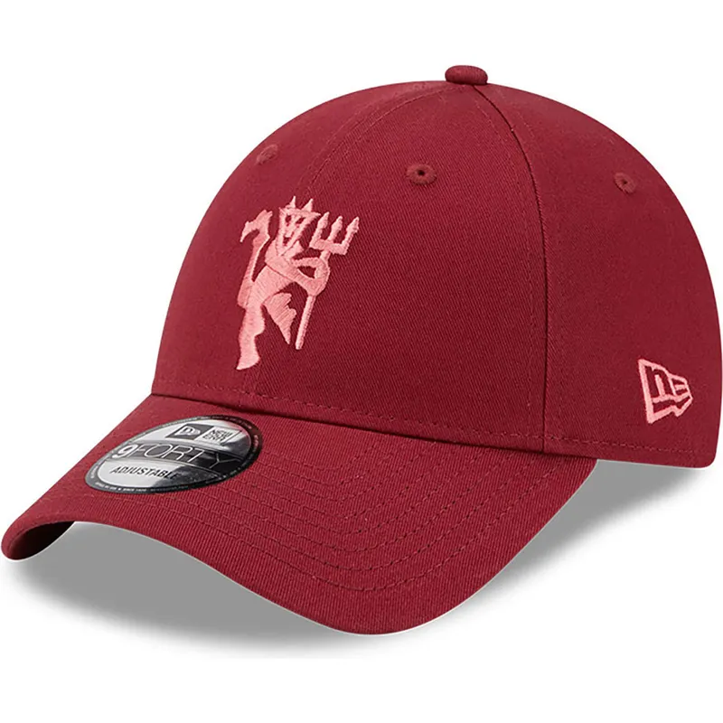 kepure-islenkta-raudona-reguliuojamas-9forty-seasonal-manchester-united-football-club-premier-league-new-era