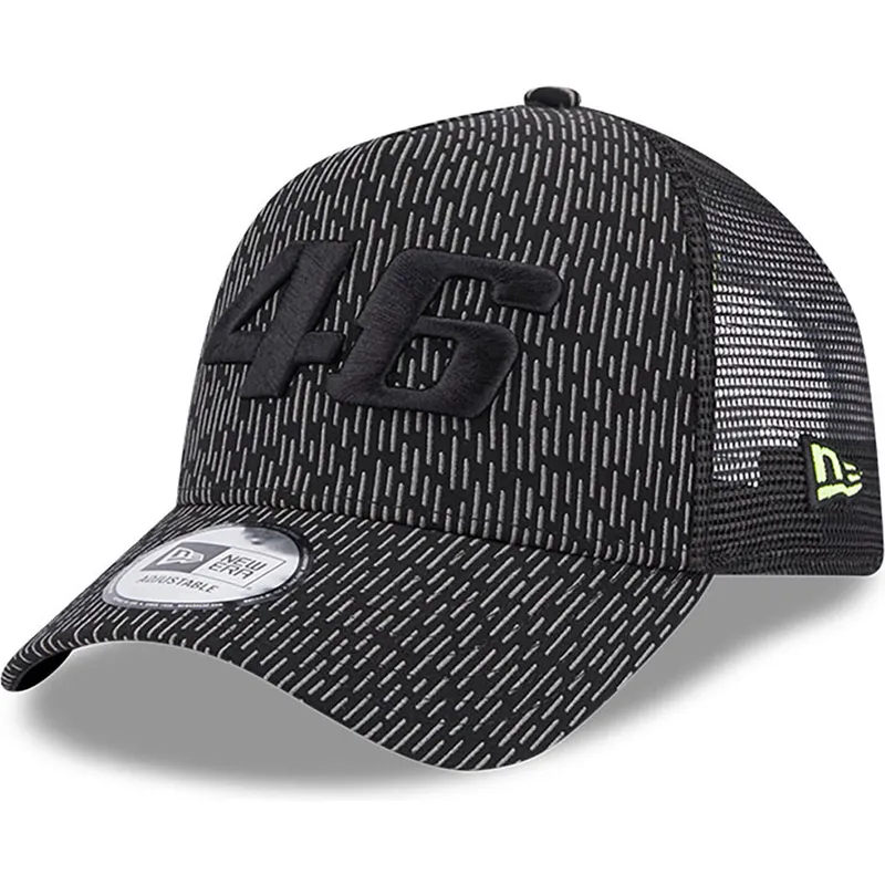 kepure-islenkta-juoda-snapback-a-frame-reflective-all-over-print-valentino-rossi-vr46-motogp-new-era