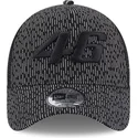 kepure-islenkta-juoda-snapback-a-frame-reflective-all-over-print-valentino-rossi-vr46-motogp-new-era