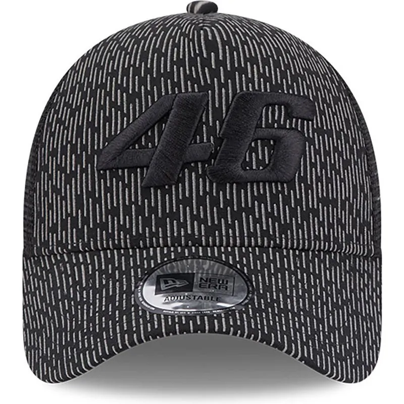 kepure-islenkta-juoda-snapback-a-frame-reflective-all-over-print-valentino-rossi-vr46-motogp-new-era