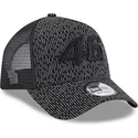 kepure-islenkta-juoda-snapback-a-frame-reflective-all-over-print-valentino-rossi-vr46-motogp-new-era
