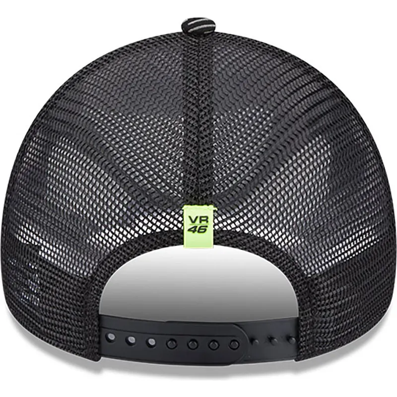 kepure-islenkta-juoda-snapback-a-frame-reflective-all-over-print-valentino-rossi-vr46-motogp-new-era