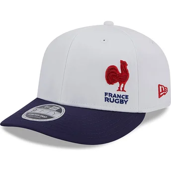 Kepurė išlenkta mėlyna snapback 9FIFTY Stretch Snap Flawless French Rugby Federation FFR New Era