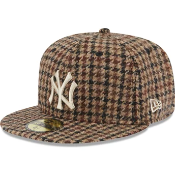 kepure-plokscia-ruda-priglundanti-59fifty-harris-tweed-new-york-yankees-mlb-new-era