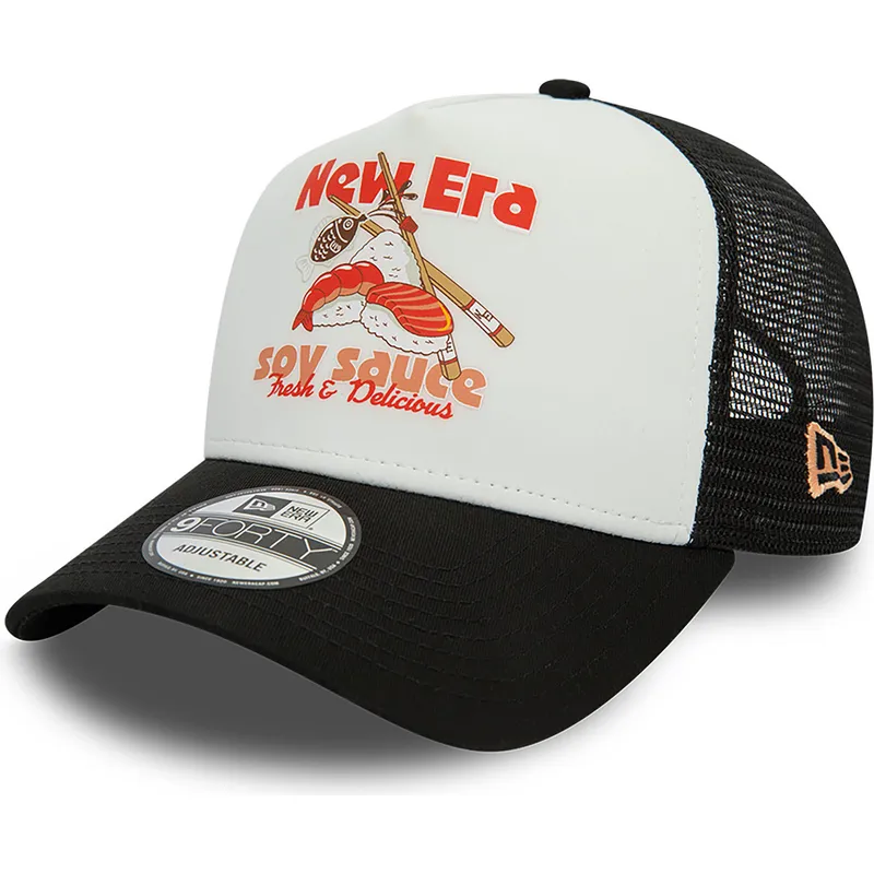 kepure-islenkta-juoda-snapback-soy-sauce-a-frame-food-new-era