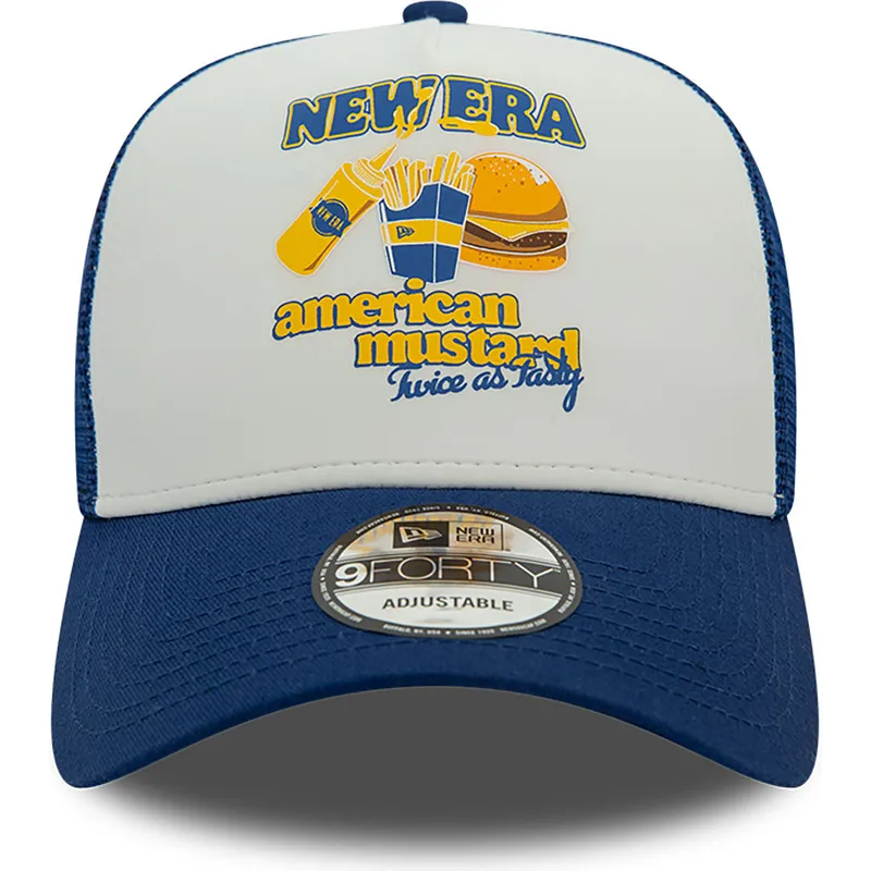 kepure-islenkta-melyna-snapback-mustard-a-frame-food-new-era kepure-islenkta-melyna-snapback-mustard-a-frame-food-new-era