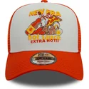 kepure-islenkta-oranzine-snapback-sauce-a-frame-food-new-era