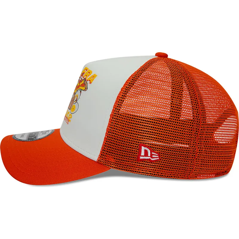 kepure-islenkta-oranzine-snapback-sauce-a-frame-food-new-era