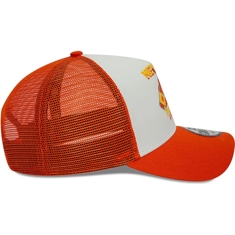 kepure-islenkta-oranzine-snapback-sauce-a-frame-food-new-era