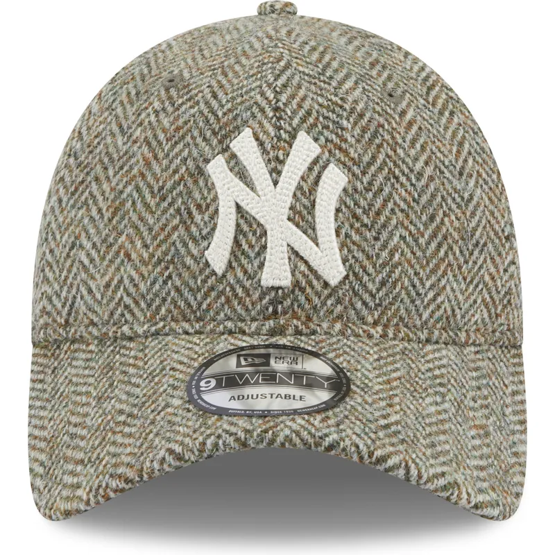 kepure-islenkta-pilka-reguliuojamas-9twenty-tweed-pack-new-york-yankees-mlb-new-era