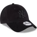 kepure-islenkta-juoda-reguliuojamas-9forty-cord-new-york-yankees-mlb-new-era