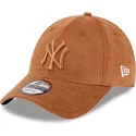 kepure-islenkta-ruda-reguliuojamas-9forty-cord-new-york-yankees-mlb-new-era