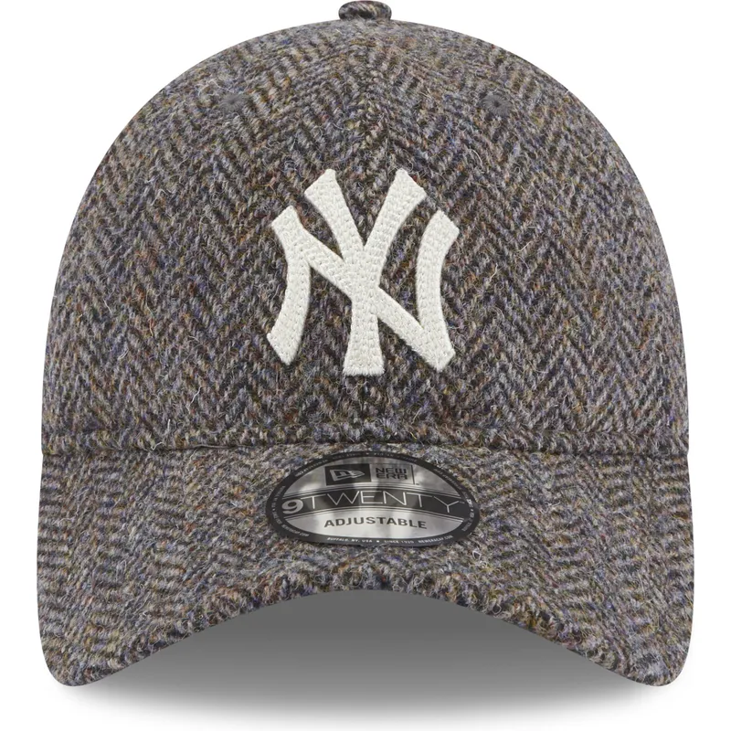 kepure-islenkta-pilka-reguliuojamas-9twenty-tweed-pack-new-york-yankees-mlb-new-era