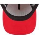kepure-islenkta-raudona-snapback-a-frame-team-script-chicago-bulls-nba-new-era