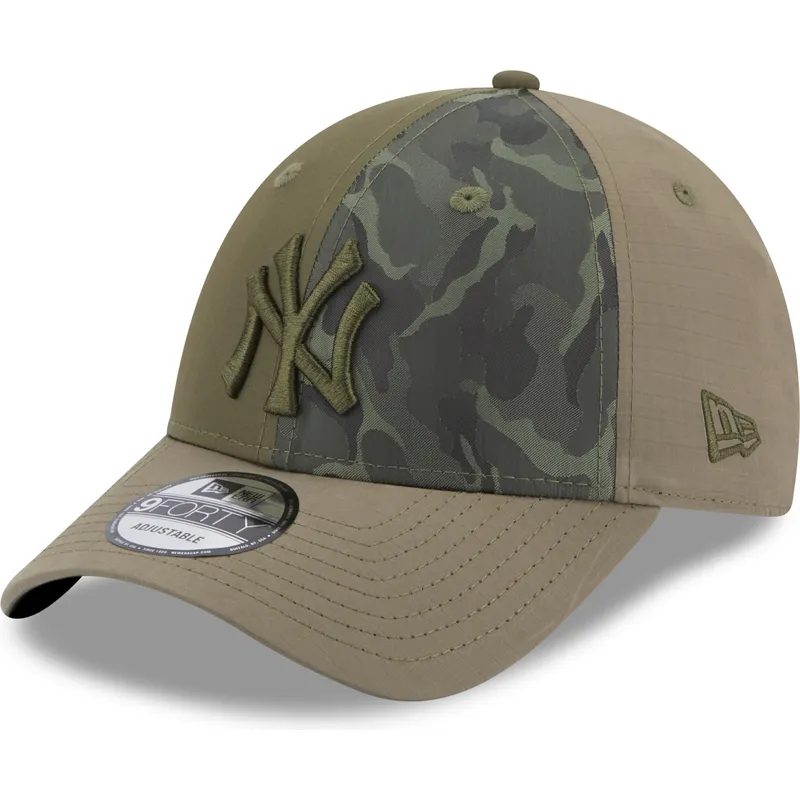 kepure-islenkta-zalia-reguliuojamas-9forty-multi-texture-new-york-yankees-mlb-new-era