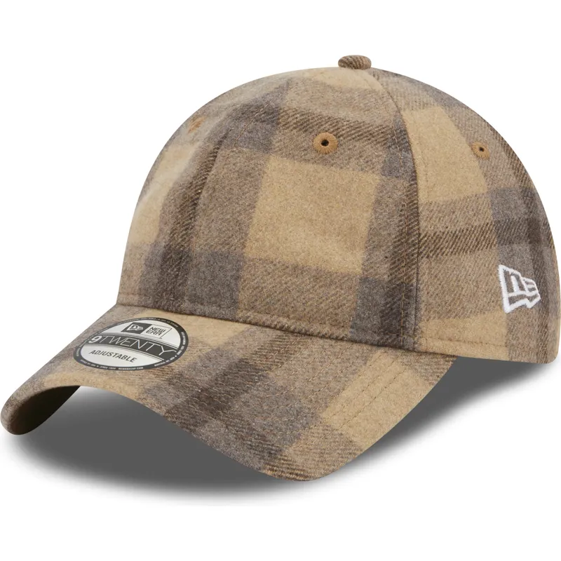 kepure-islenkta-ruda-reguliuojamas-9twenty-check-new-era