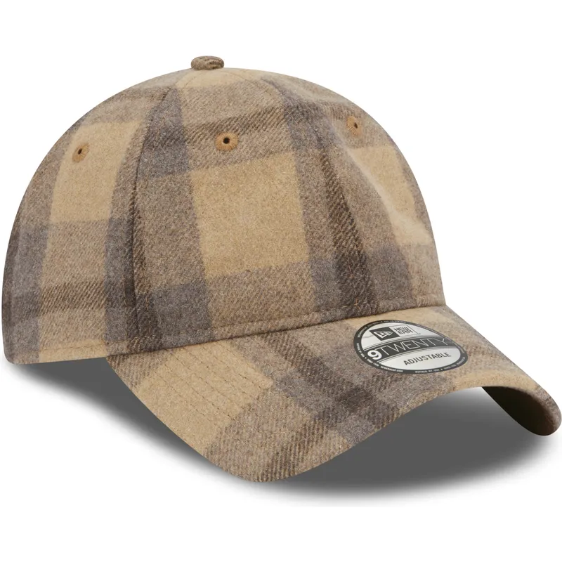 kepure-islenkta-ruda-reguliuojamas-9twenty-check-new-era