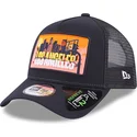 kepure-islenkta-tamsiai-melyna-snapback-a-frame-repreve-license-plate-los-angeles-new-era