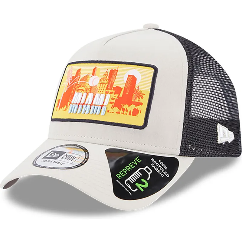 kepure-islenkta-smelio-snapback-a-frame-repreve-license-plate-miami-new-era